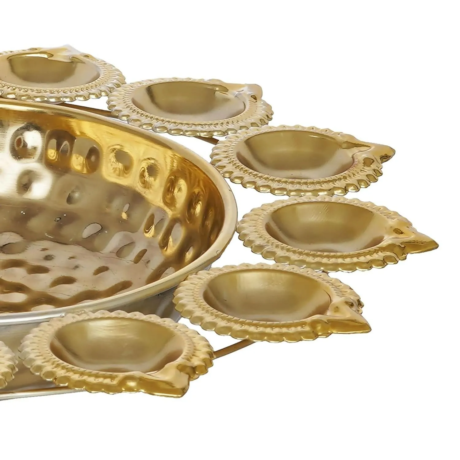 Diya-Shaped Urli Bowl Perfect for Floating Flowers & Tealights