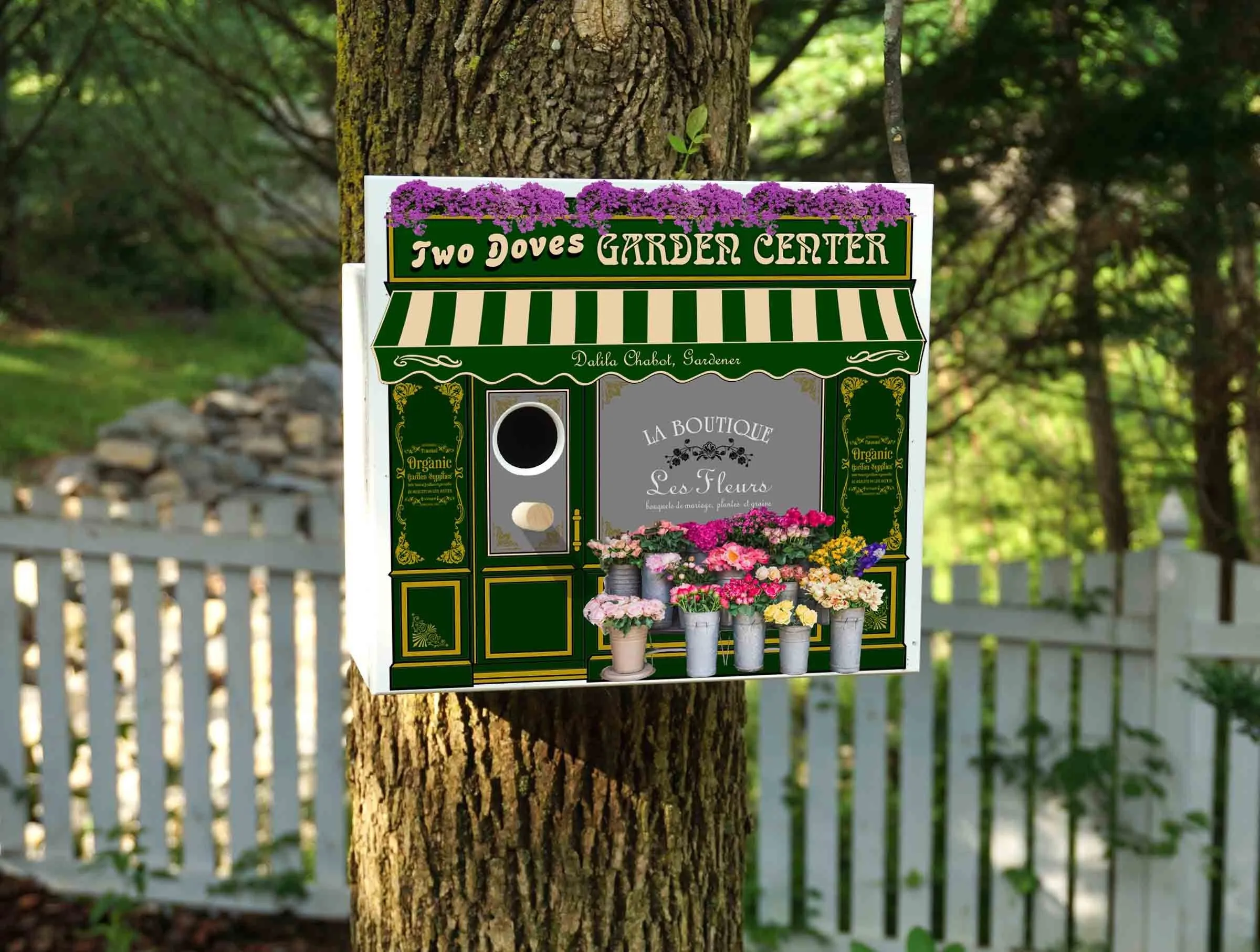 Garden Birdhouse - Personalized