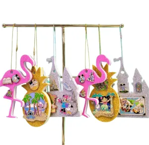 Seasonal PinFolio® Ornaments Set – Holiday Pin Displays | Set of 6